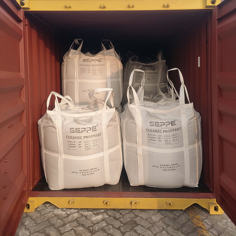 SEPPE ceramic proppant export bags and batch traceability