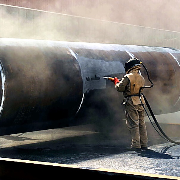 White fused alumina blasting media for surface preparation
