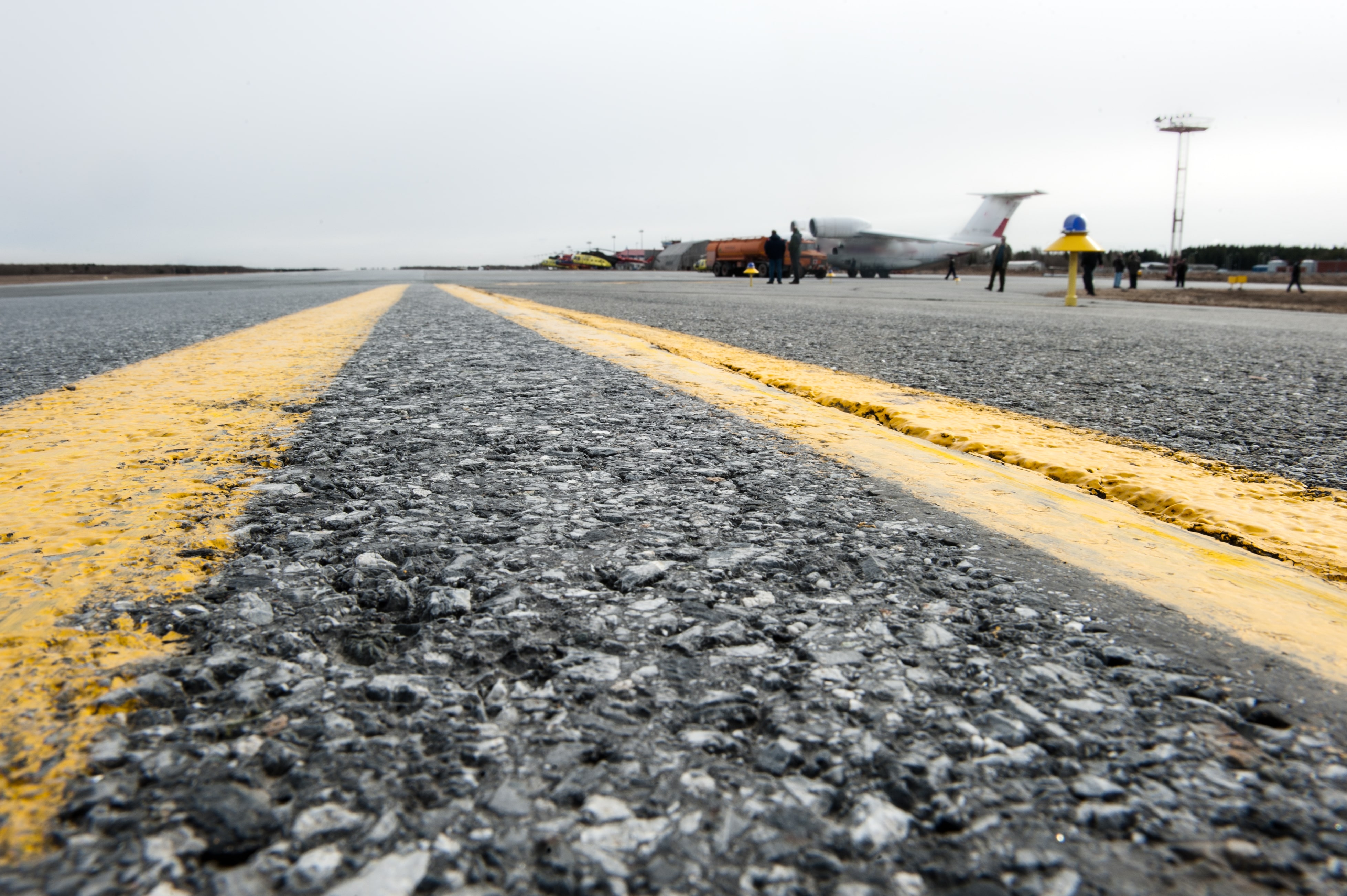 Illustration of airport runway and airfield pavements Illustration of airport runway and airfield pavements