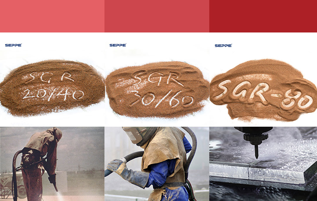 石榴石简略对比图