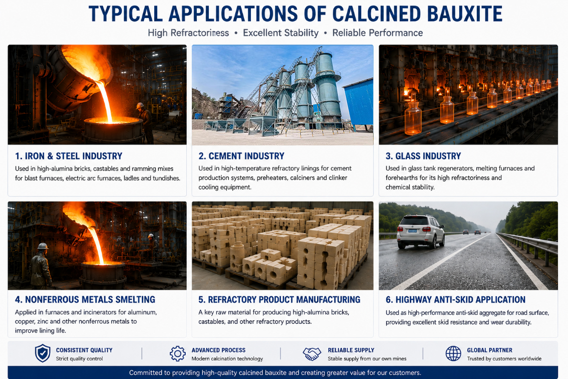 Applications of Shaft Bauxite Grit