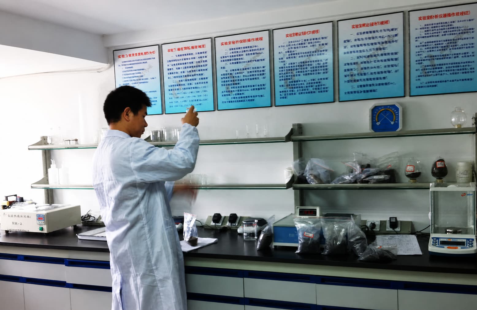 In-house laboratory testing and material analysis
