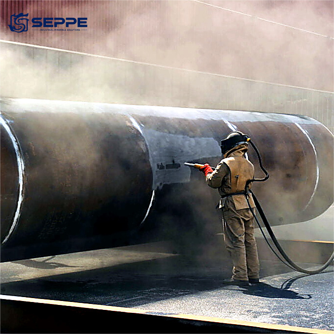 Black Streaks on Stainless Steel After Blasting