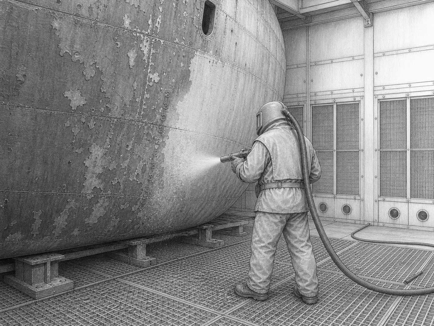 Steel wire cut shot for ship repair and steel renovation