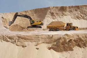 Australia Alluvial Garnet Deposit