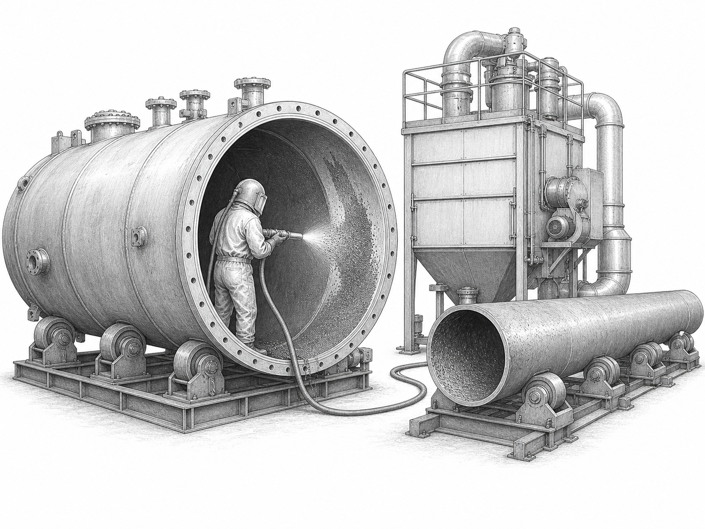 GH steel grit for pressure vessels and pipelines