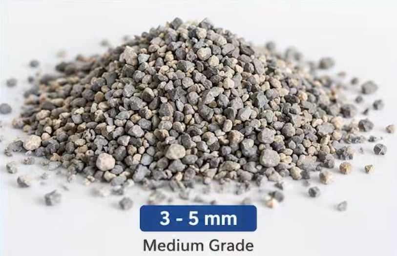 Calcined Bauxite Aggregate 3-5mm Standard Road Grade