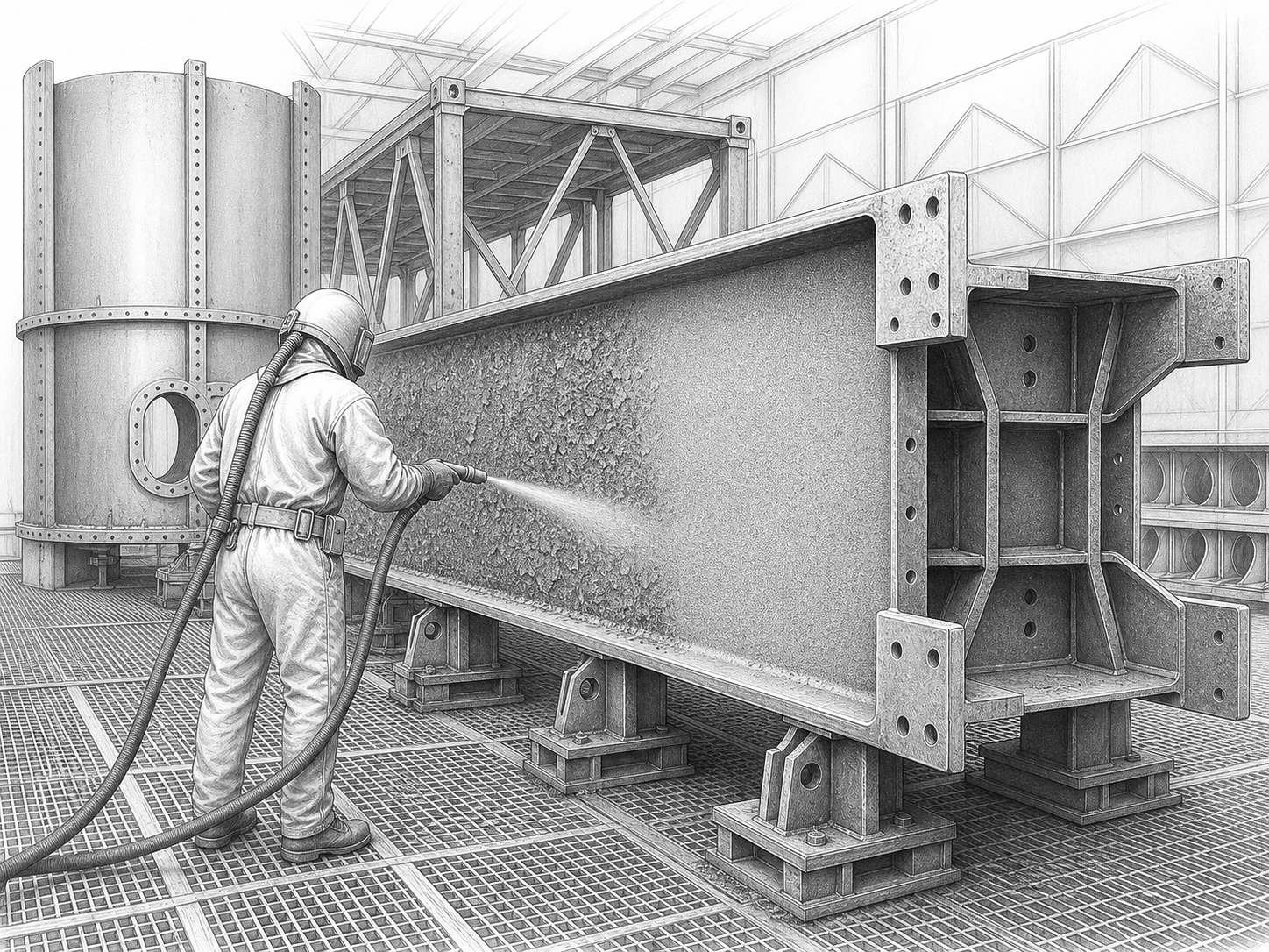 GH steel grit for heavy steel structures